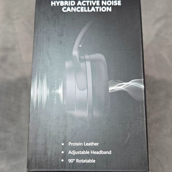 HROEENOI JZ02 Active Noise Cancelling Bluetooth Headphones - Black - Picture 5 of 10